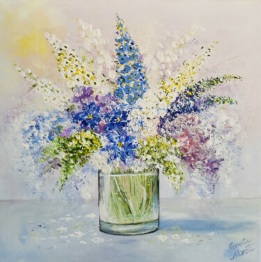 Malerei mit dem Titel "SPRING STILL LIFE" von Renata Maroti, Original-Kunstwerk, Acryl