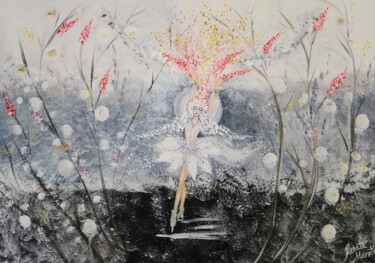 Pittura intitolato "ICE DANCE" da Renata Maroti, Opera d'arte originale, Acrilico