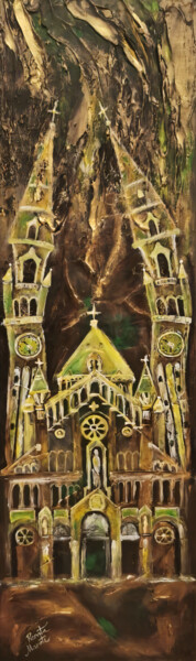 DOME DIMENSION Peinture intitulée "DOME DIMENSION" par Renata Maroti, Œuvre d'art originale, Acrylique