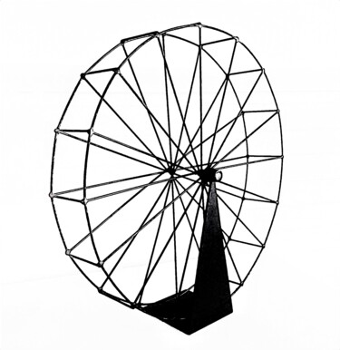 Wheel of Time - Eye of the Meaning Sculpture titled "Wheel of Time - Eye…" by Sztuka Metalu, Original Art, Metals