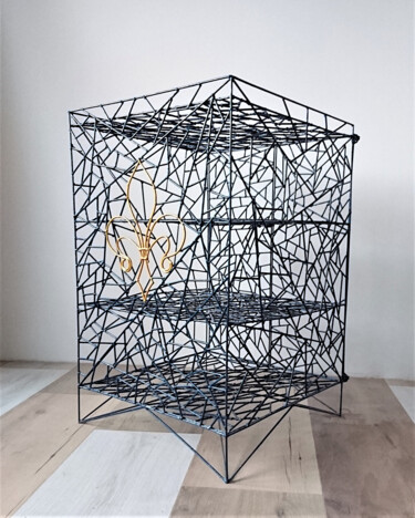 Design titled "Fleur de Lis - cabi…" by Sztuka Metalu, Original Artwork, Furniture