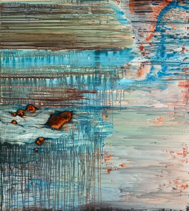 Картина под названием "Abstraction 70-6" - Tamar Janiashvili, Подлинное произведение искусства, Акрил