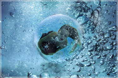Bulles Arts numériques intitulée "Bulles" par Thierry Nikolaeff, Œuvre d'art originale, Photo montage