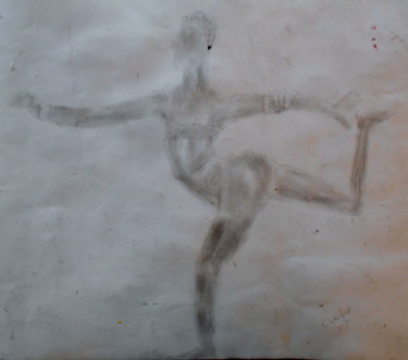 Tekening getiteld "pose" door Tom Schrijver, Origineel Kunstwerk, Potlood