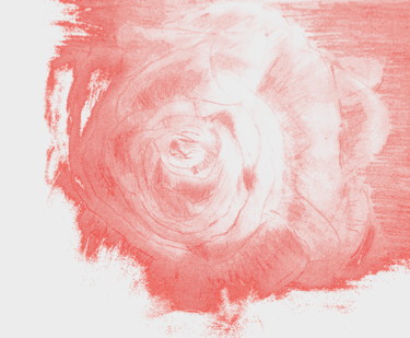 Digitale Kunst getiteld "peaceful rose" door Tom Schrijver, Origineel Kunstwerk, 2D Digital Work