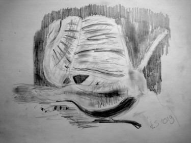 Tekening getiteld "snail" door Tom Schrijver, Origineel Kunstwerk, Potlood