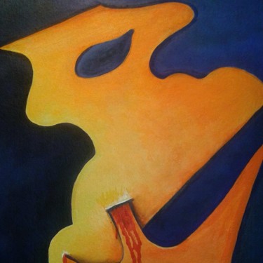 Painting titled "Nostalgias" by T.Shein Teresa, Original Artwork, Acrylic