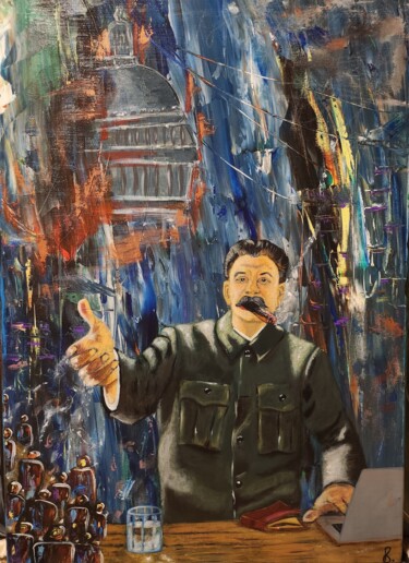 Painting titled "Новый старый" by Shivai, Original Artwork, Acrylic