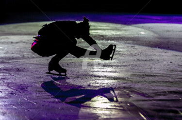 Photographie intitulée "La patineuse" par T2p Photos, Œuvre d'art originale, Photographie numérique