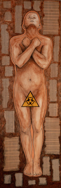 Peinture intitulée "la mort du capitali…" par Tato, Œuvre d'art originale, Acrylique