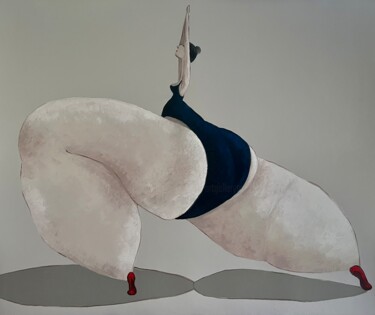 Картина под названием "Gymnastics" - Ta Byrne, Подлинное произведение искусства, Масло