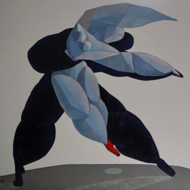 Painting titled "Dancing Lovers" by Ta Byrne, Original Artwork, Oil
