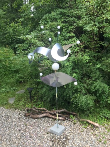 Sculpture titled "Fantasie" by Tabea Schibler (TaBeArt), Original Artwork, Aluminium