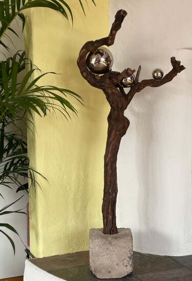 Sculpture titled "No name" by Tabea Schibler (TaBeArt), Original Artwork, Stainless Steel