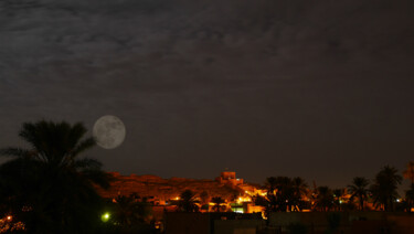 Fotografía titulada "Laghouat under the…" por Mustapha Taaba (TAABAART), Obra de arte original, Fotografía manipulada