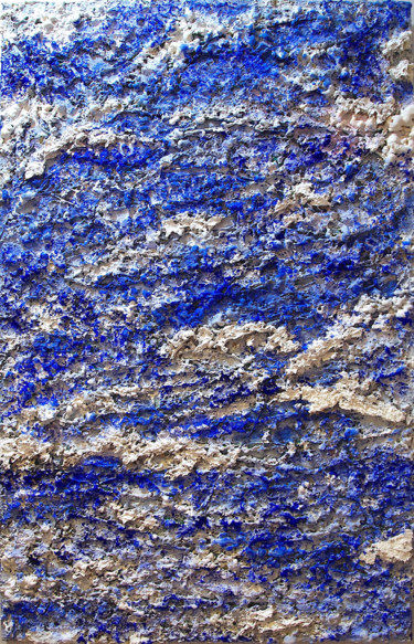 Pintura titulada "Nuages fossiles" por Toni Abad Guijarro, Obra de arte original, Pigmentos