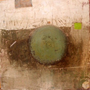 Malerei mit dem Titel "Il macchina vecchio" von Roland Hoelderle, Original-Kunstwerk, Acryl