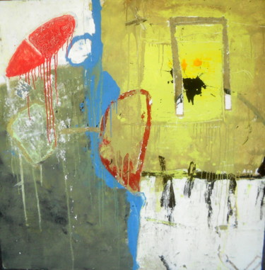 Floraler Auftrag Pintura intitulada "Floraler Auftrag" por Roland Hoelderle, Obras de arte originais, Acrílico