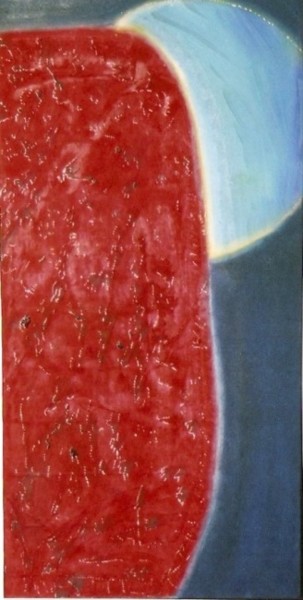Peinture intitulée "Planéte ROUGE: la v…" par Jacques Teboul, Œuvre d'art originale, Huile