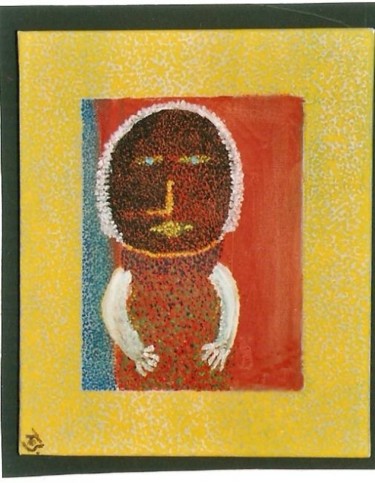 Peinture intitulée "Gourmande" par Jacques Teboul, Œuvre d'art originale, Huile