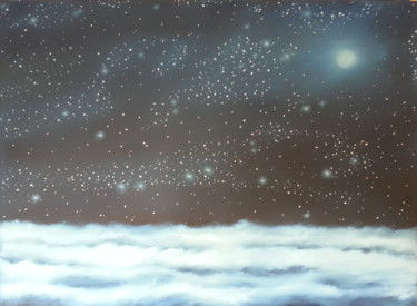 Peinture intitulée "Constellations d'es…" par Emeric Lemoine, Œuvre d'art originale, Huile