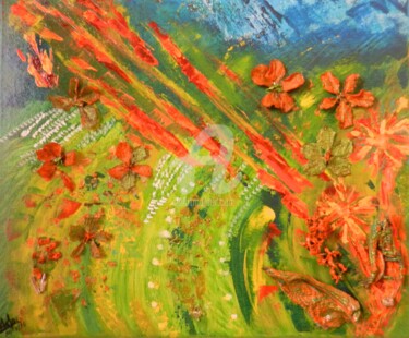 Painting titled "n°50 (27 06 12)" by Les Lumières De Ma Vie, Original Artwork, Oil