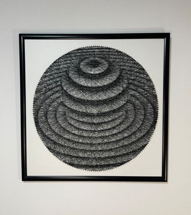 "My imaginary world" başlıklı Tekstil Sanatı Tabloucufire tarafından, Orijinal sanat, İplik Sanatı Ahşap Sedye çerçevesi üze…