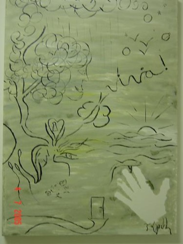 Painting titled "Viva!" by Tabúh´, Original Artwork