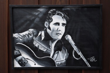 Painting titled "Elvis Comeback 1968…" by Taco Van Rheenen, Original Artwork, Acrylic