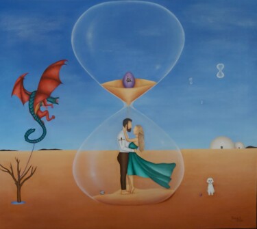 Peinture intitulée "LOVE" par Tady Divjak, Œuvre d'art originale, Acrylique