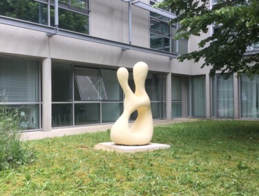 Скульптура под названием "Amours" - Georges Tag, Подлинное произведение искусства, бетон