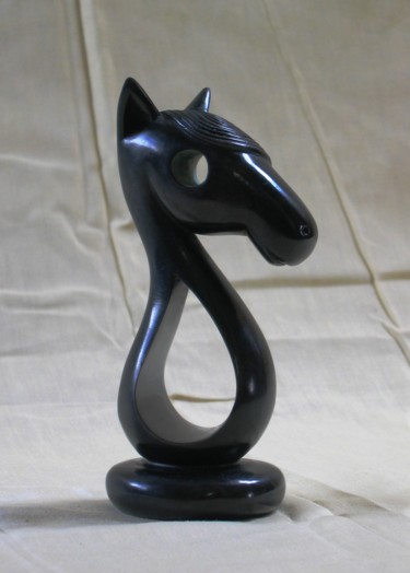 Sculpture titled "le  Cavalier" by Georges Tag, Original Artwork, Metals