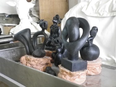 Sculptuur getiteld "cires avant moulage…" door Georges Tag, Origineel Kunstwerk