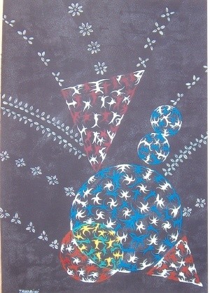 Painting titled "Dancing" by Mohamed Tahdaini, Original Artwork
