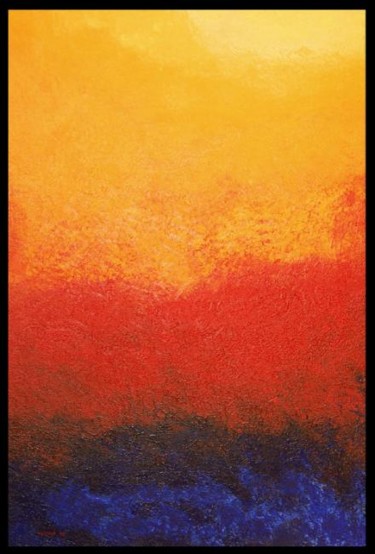 Painting titled "Pas d'hésitation" by Mohamed Tahdaini, Original Artwork