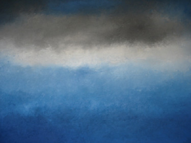 Peinture intitulée "Horizon 02" par Mohamed Tahdaini, Œuvre d'art originale