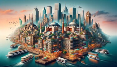 Digitale Kunst getiteld "Art10" door Tahir Çıtır, Origineel Kunstwerk, Digitaal Schilderwerk