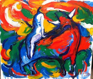 Картина под названием "_________O_______E_…" - Наталия Мишнёва, Подлинное произведение искусства, Масло