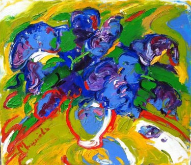 Painting titled ""Lilac"" by Nataliia Mishniova, Original Artwork, Oil