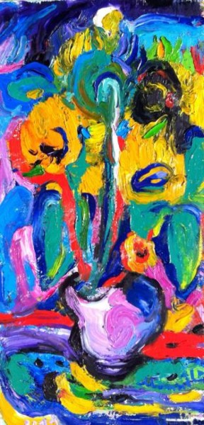 Картина под названием ""Sunflowers"" - Наталия Мишнёва, Подлинное произведение искусства