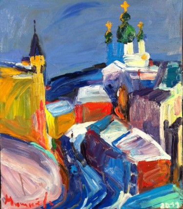 Painting titled ""Kiev"" by Nataliia Mishniova, Original Artwork