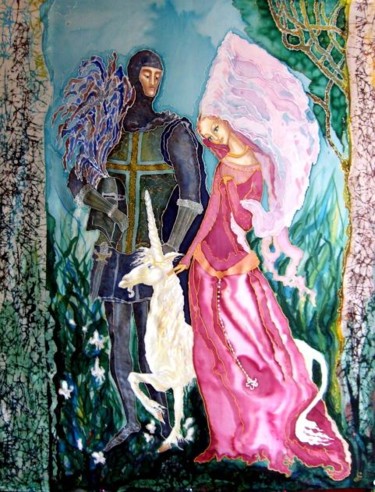 Artcraft titled "Единорог и Дева." by Taisia Salnikova, Original Artwork