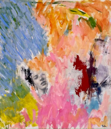 Pintura titulada "la vida es de color…" por Talita Maris, Obra de arte original, Acrílico Montado en Bastidor de camilla de…