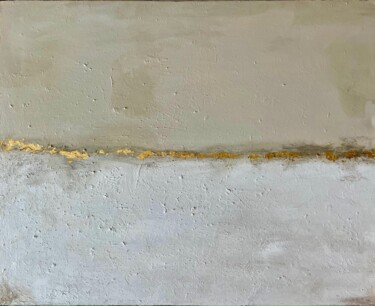 Картина под названием "Golden Hour N 7" - Talita Maris, Подлинное произведение искусства, Акрил Установлен на Деревянная рам…