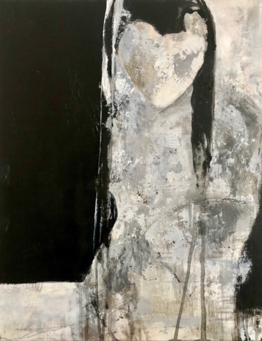 la mante Pintura titulada "la mante" por Talita Maris, Obra de arte original, Acrílico Montado en Cartulina