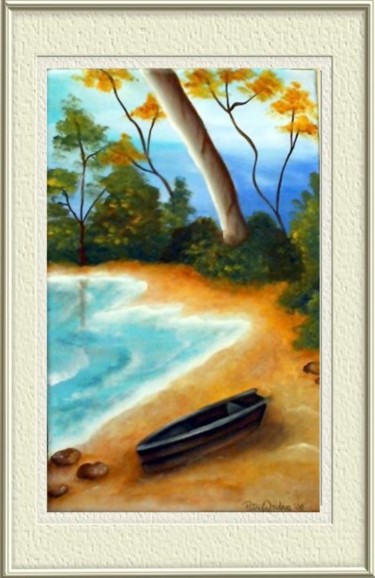Pintura titulada "Marina II" por Patricia Andrea Vazquez, Obra de arte original