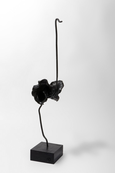 Escultura titulada "Autruche Volute" por Philippe Tallis, Obra de arte original, Metales