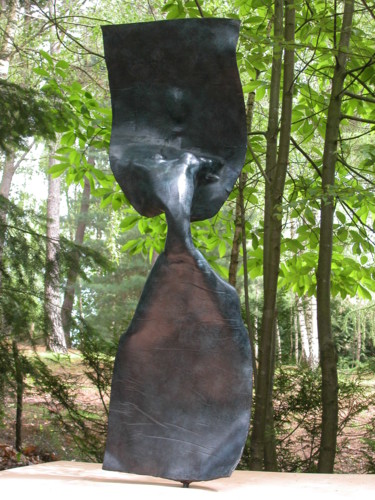 "Femme Papillon" başlıklı Heykel Philippe Tallis tarafından, Orijinal sanat, Bronz