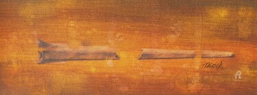 Peinture intitulée "CARVELLE 3" par Taloc.K., Œuvre d'art originale, Encre