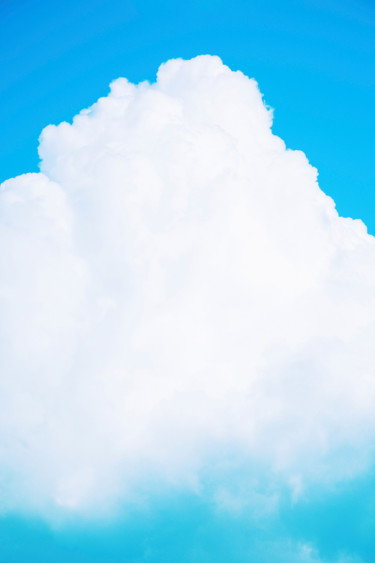 Photographie intitulée "Blue Clouds III" par Tal Paz-Fridman, Œuvre d'art originale, Photographie numérique